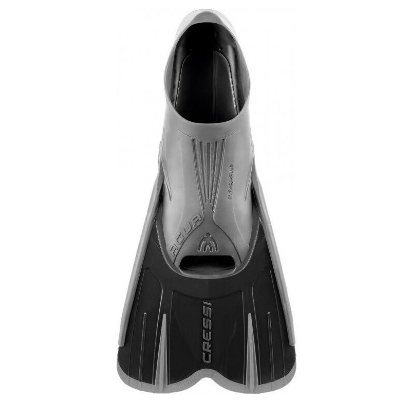Ласты Cressi-Sub Agua Short Fins черные серебристые для активного отдыха плавания дайвинга и путешествий в интернет-магазине для любителей активной жизни, одежды и обуви для хайкинга и альпинизма