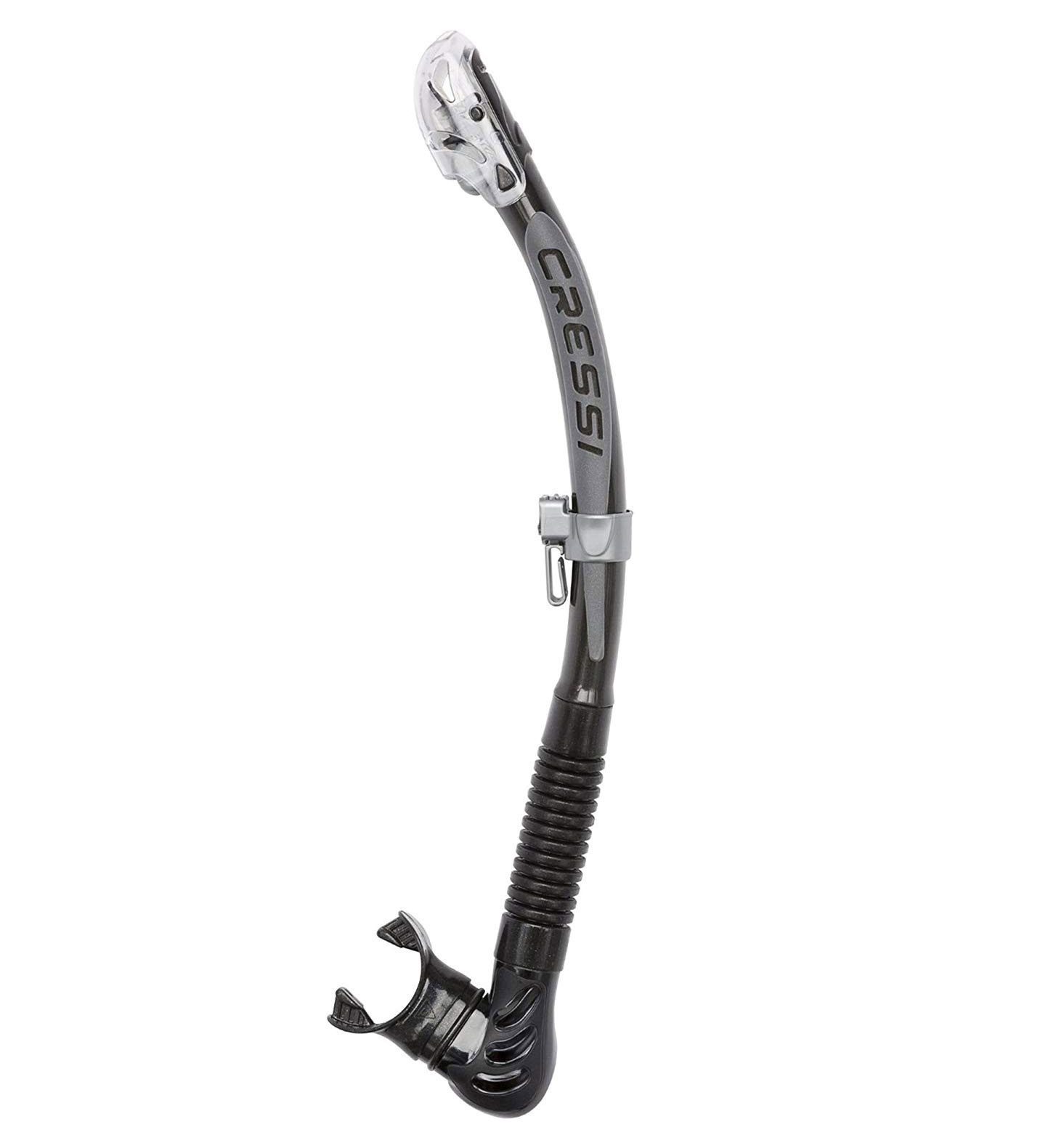Cressi-Sub Alpha Ultra Dry Snorkel black Трубка для плавания Cressi-Sub Alpha Ultra Dry на сайте магазина активной жизни, одежды, обуви для хайкинга, альпинизма и путешествий