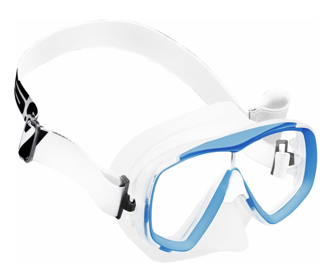 Маска для подводного плавания Cressi-Sub Estrella прозрачная голубая для активного отдыха, путешествий и подводного плавания в интернет-магазине по экипировке для активной жизни