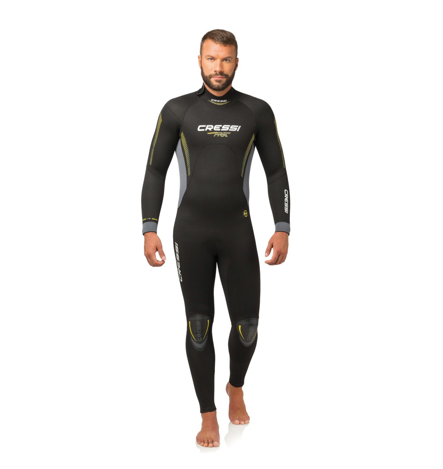 Мужской гидрокостюм Cressi-Sub Fast Monopiece Wetsuit 5mm для активных видов спорта, плавания, дайвинга, приключений на улице и путешествий в интернет-магазине экипировки для активной жизни