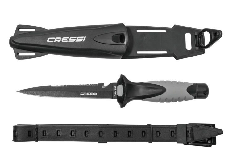 Нож Cressi-Sub Finisher для активного отдыха и туризма спортивной экипировки, походов и путешествий, аксессуары для альпинизма и активной жизни