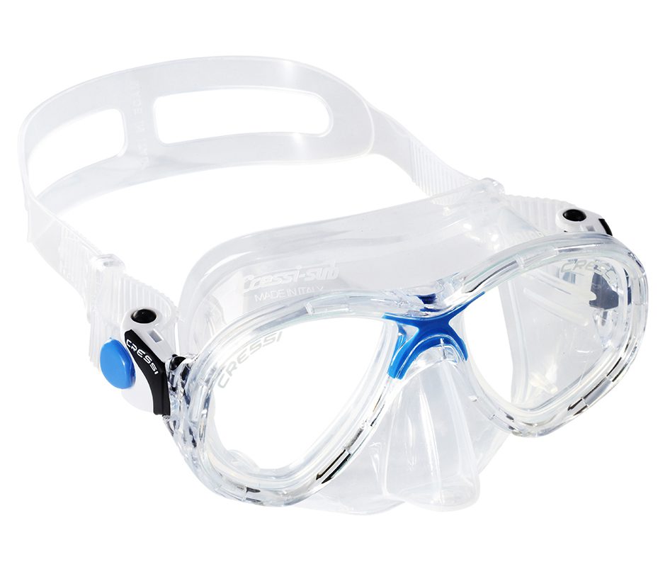 Детская маска для подводного плавания Cressi-Sub Marea JR для активного отдыха, плавания, путешествий и водных видов спорта в интернет-магазине спортивной одежды и экипировки
