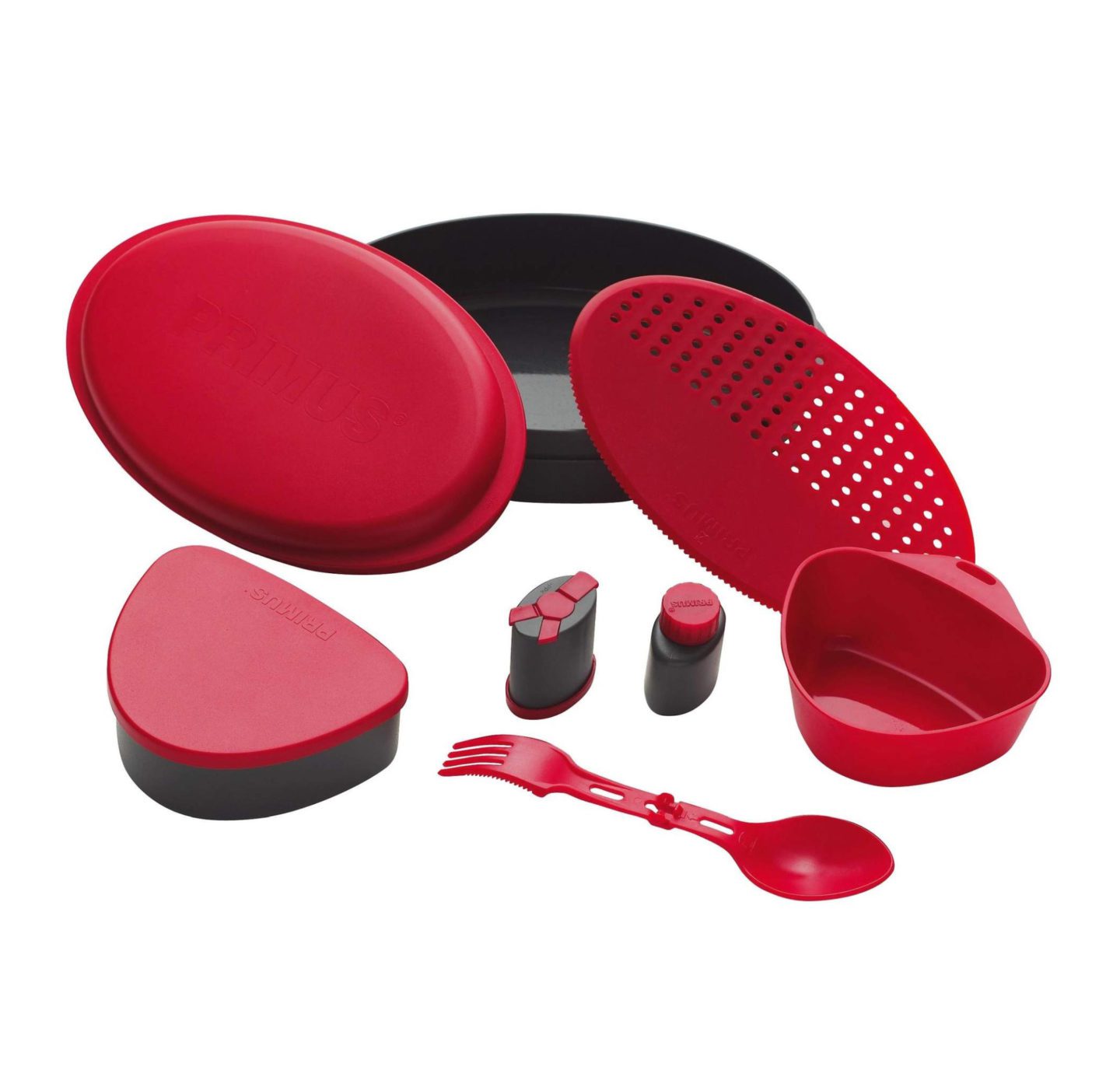 Набор посуды Primus Meal Set красный для активного отдыха, путешествий, походов и альпинизма, экипировка для спортивной туристической обуви и одежды для активной жизни