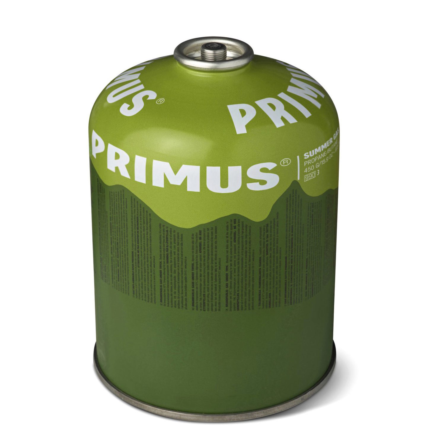 Туристический газовый баллон Primus Summer Gas 450 г для активного отдыха, кемпинга и путешествий в интернет-магазине товаров для активной жизни, одежды, обуви и снаряжения для хайкинга и альпинизма