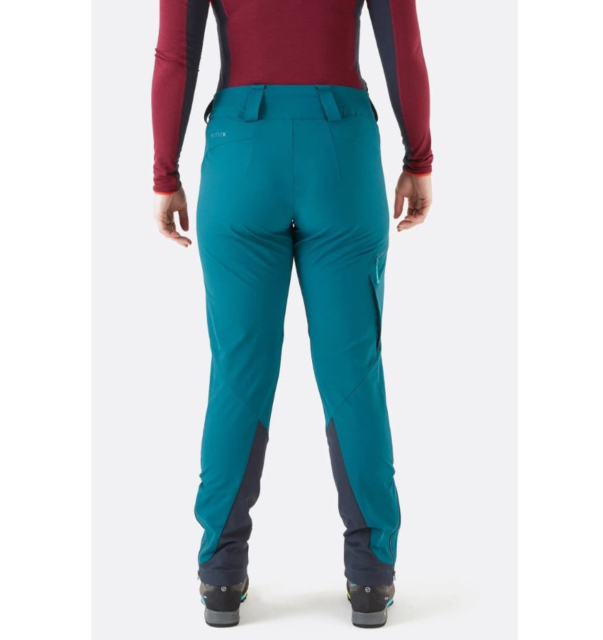 Брюки для активного отдыха и походов Rab Ascendor AS Wmn Sagano Green для туризма, альпинизма и путешествий, подходящие для одежды, обуви и снаряжения в онлайн магазине спортивных товаров