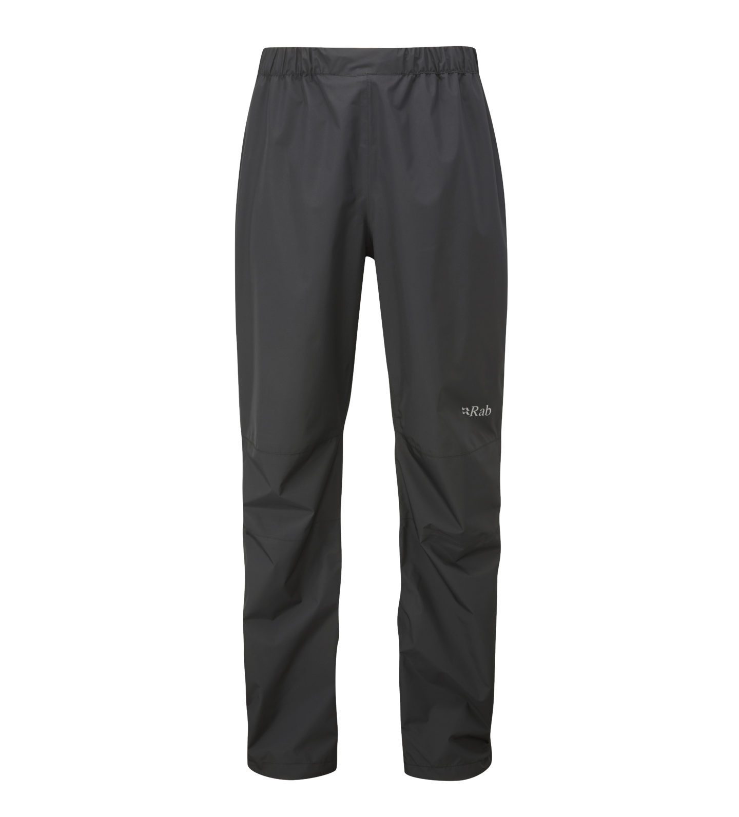 Тёмные брюки Rab Downpour Eco FZ Mns для активного отдыха, походов и путешествий, одежда и обувь для активного образа жизни и альпинизма