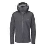 Куртка Rab Downpour Plus 2.0 Mns graphene для активного отдыха, походов и путешествий, одежда и обувь для хайкинга и альпинизма в онлайн магазине