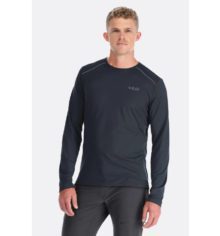 Термофутболка Rab Force LS Tee Mns beluga для активного отдыха походов и путешествий, одежда и обувь для туризма, альпинизма и активной жизни