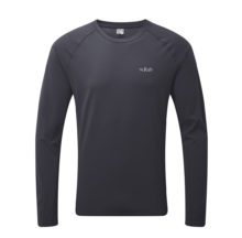 Термофутболка Rab Force LS Tee Mns beluga для активного отдыха, пеших походов и путешествий, одежда и аксессуары для туризма, бег и альпинизм