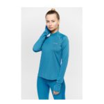 Футболка Aimo Seamless Training Blouse Wmn голубая для активного отдыха, спорта, путешествий, походов и альпинизма на сайте интернет-магазина экипировки для активной жизни