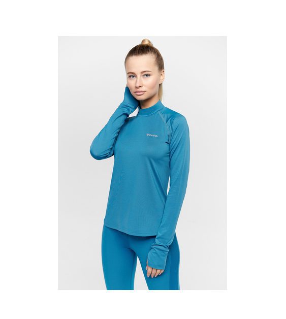 Футболка Aimo Seamless Training Blouse Wmn голубая для активного отдыха, спорта, путешествий, походов и альпинизма на сайте интернет-магазина экипировки для активной жизни