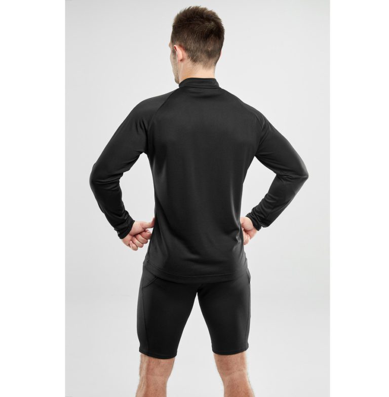 Футболка Aimo Workout Mns черная для активного отдыха и путешествий, спортивная одежда и обувь для хайкинга и альпинизма