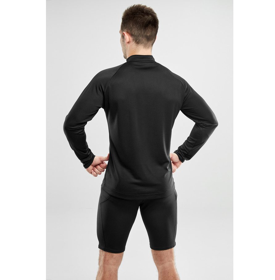 Футболка Aimo Workout Mns черная для активного отдыха и путешествий, спортивная одежда и обувь для хайкинга и альпинизма