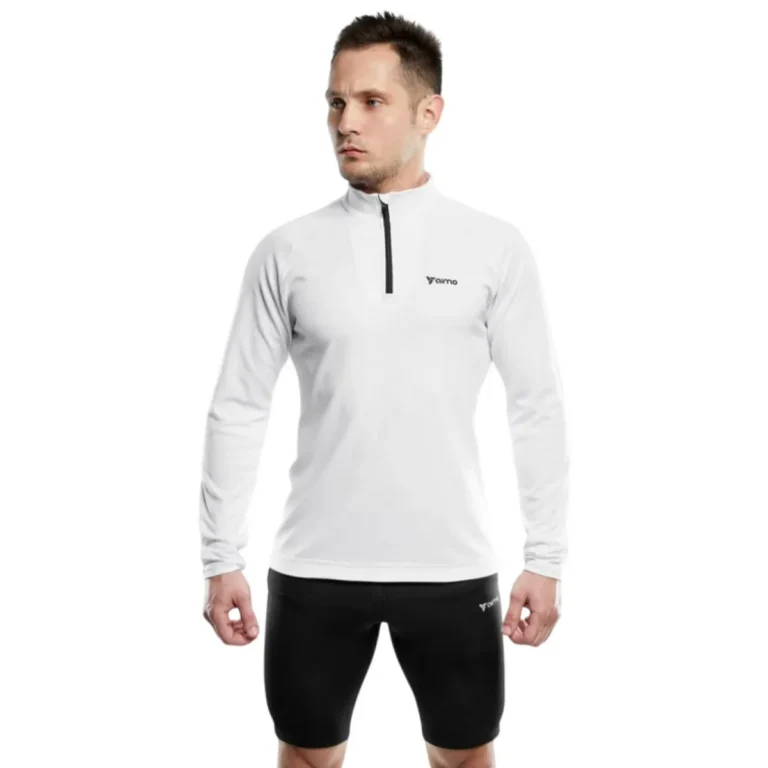 Легкая белая спортивная футболка Aimo Workout Mns для активного отдыха, походов и путешествий, подходящая для занятий спортом и активного образа жизни