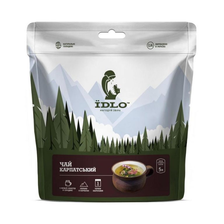 Чай карпатский IDLO для активного отдыха, походов, путешествий, одежды и обуви для активной жизни в горных условиях