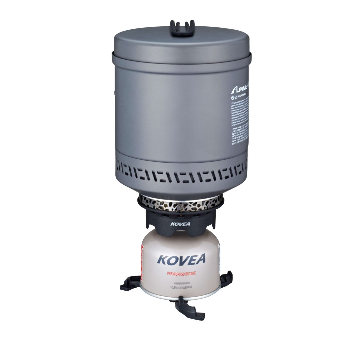 Туристическая газовая горелка Kovea Alpine Master 3.8 л для активного отдыха, походов, альпинизма, путешествий, спортивной одежды и обуви для активной жизни