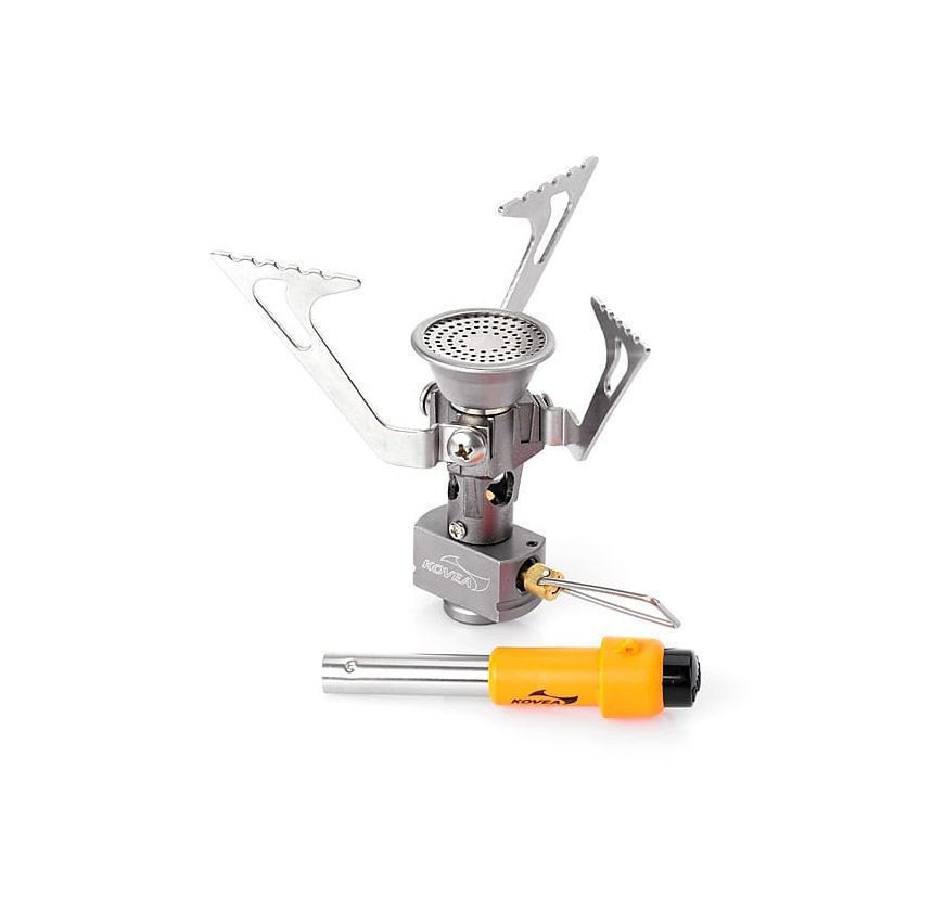 Миниатюрная газовая горелка Kovea Flame Tornado KB-N1005 для активного отдыха и альпинизма, туристических путешествий, походов, кемпинга и outdoor экипировки для любителей активной жизни