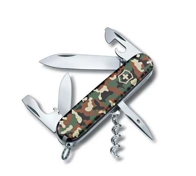 Мультитул Victorinox Spartan в камуфляжной расцветке для активного отдыха походов туризма и путешествий товары для активной жизни одежда и обувь для путешествий и альпинизма