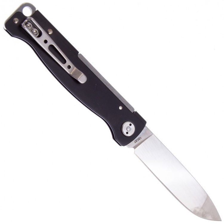 Компактный нож Boker Plus Atlas Black для активного образа жизни, путешествий, хайкинга и туристического снаряжения для одежды и обуви для активных приключений