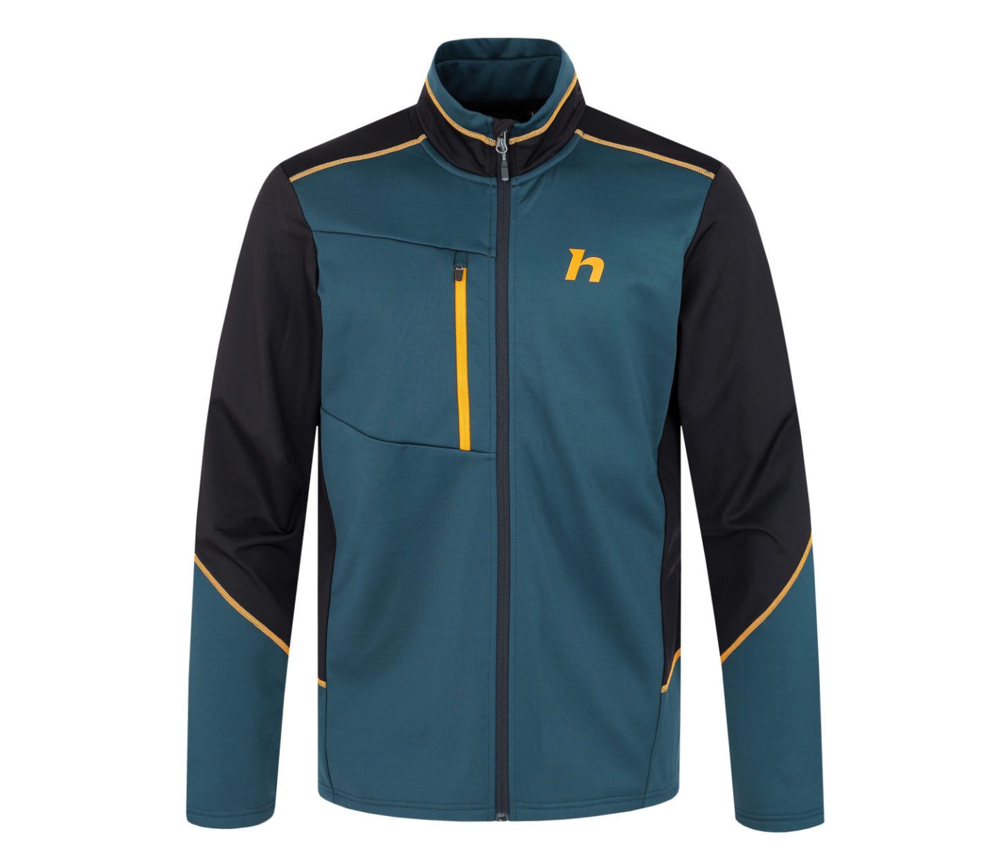 Толстовка Hannah Tariq Mns для активного отдыха, походов, путешествий и горных приключений на фоне отражающего пруда, одежда и обувь для туризма и монтейнеринга