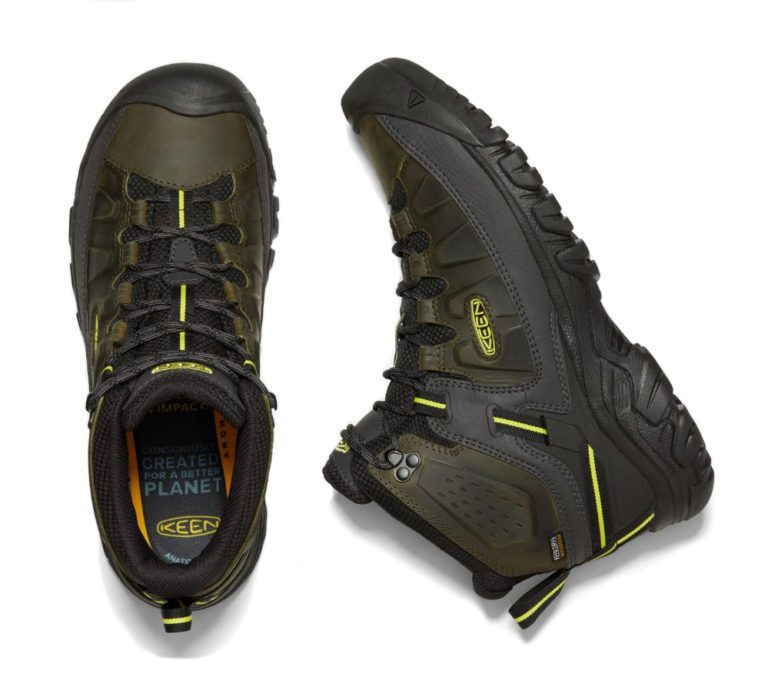 Трекинговые ботинки Keen Targhee Mid WP для активного отдыха, походов и туристических путешествий в лесной ночной обстановке на сайте интернет-магазина для любителей активной жизни