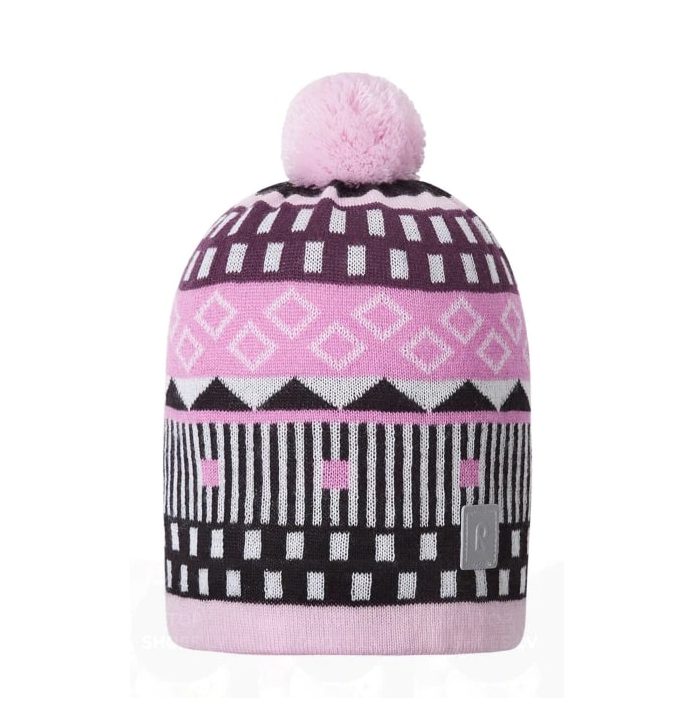 Шапка Reima Tipla Cold Pink для активного отдыха, прогулок, походов и путешествий с одеждой и обувью для туризма, хайкинга и альпинизма