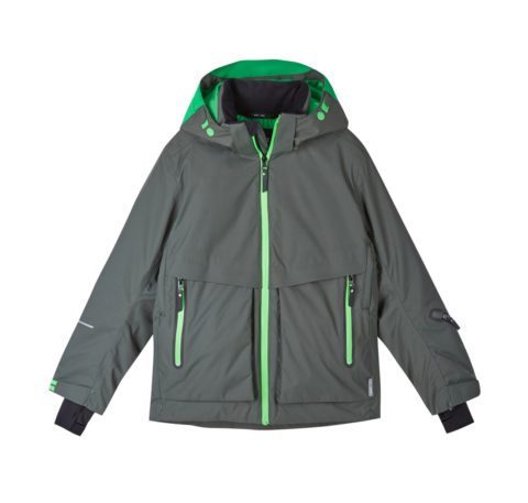 Детская утепленная куртка Reimatec Tirro JR thyme green для активного отдыха на природе, прогулок, походов, путешествий, спортивной обуви и одежды для альпинизма и туризма