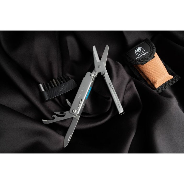 Компактный мультитул Roxon Mini M3 для активного образа жизни, путешествий и походов с возможностью использования в hiking и mountaineering, подходит для спортивной одежды и обуви для активного отдыха