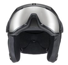 Горнолыжный шлем Uvex Instinct Visor черный мат для активного отдыха, трекинга и горных приключений на сайте интернет-магазина активной одежды и обуви