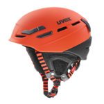 Горнолыжный шлем uvex P 8000 tour fier красно-черный для активного отдыха, лыж, снаряжение для походов и путешествий, экипировка для альпинизма и туризма для интернет-магазина товаров для активной жизни