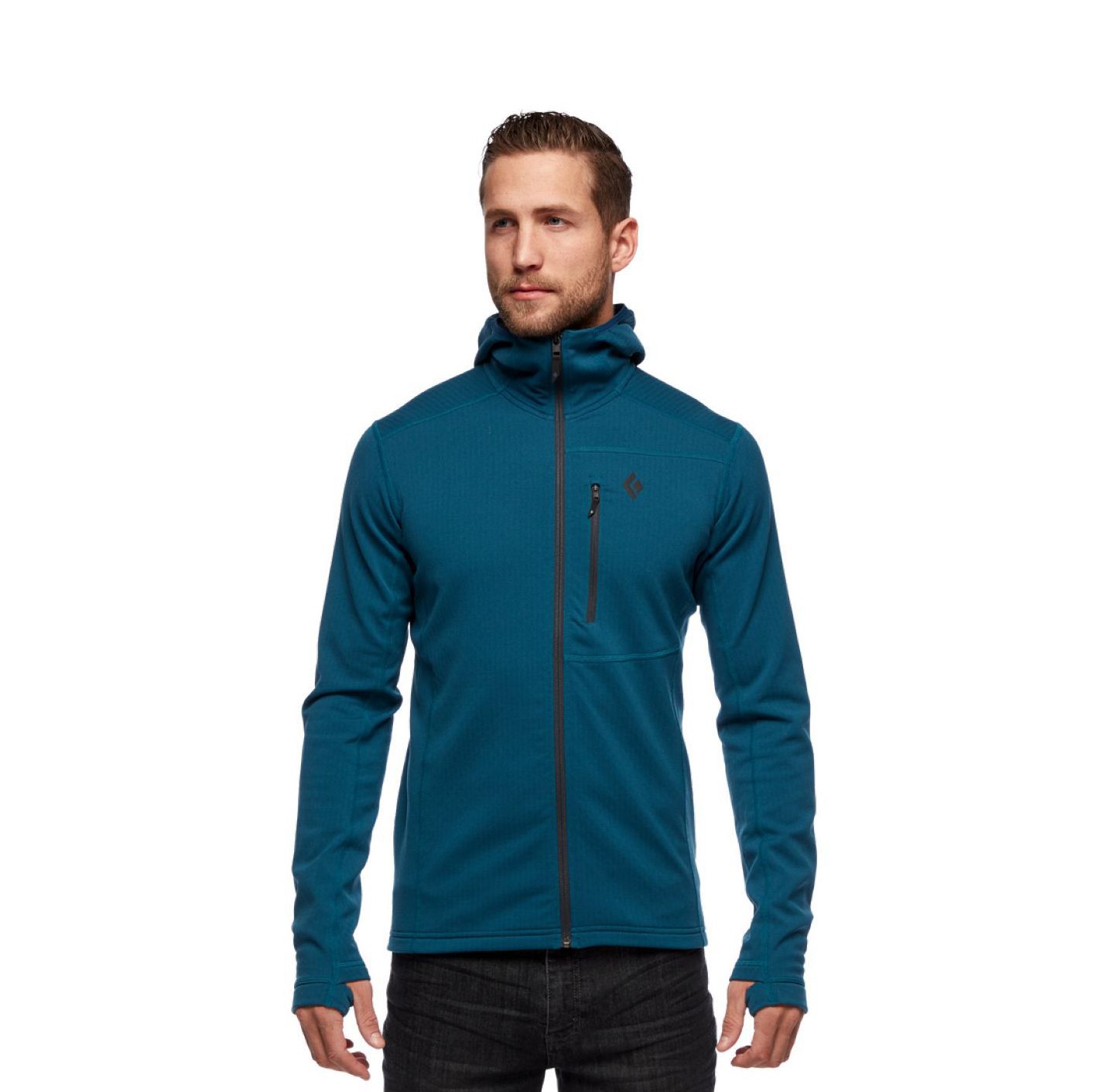 Толстовка Black Diamond Coefficient Hoody Mns azurite для активного отдыха, пешего туризма и путешествий, спортивной одежды и обуви для альпинизма, хайкинга и туризма