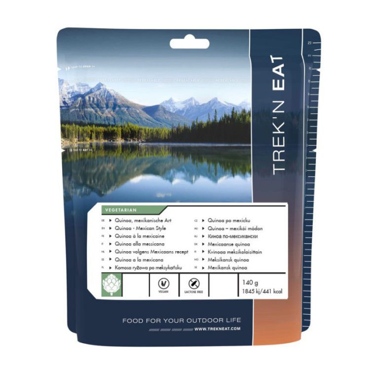 Трейлър для онлайн магазина одежды и обуви для активного отдыха, хайкинга, альпинизма и путешествий на тему киноа по-мексикански Trek'n Eat