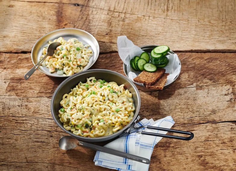 Трейкинг и активный образ жизни: макароны с овощами для туристов и поклонников походов, одежда и обувь для активного отдыха, походы в горах и путешествия