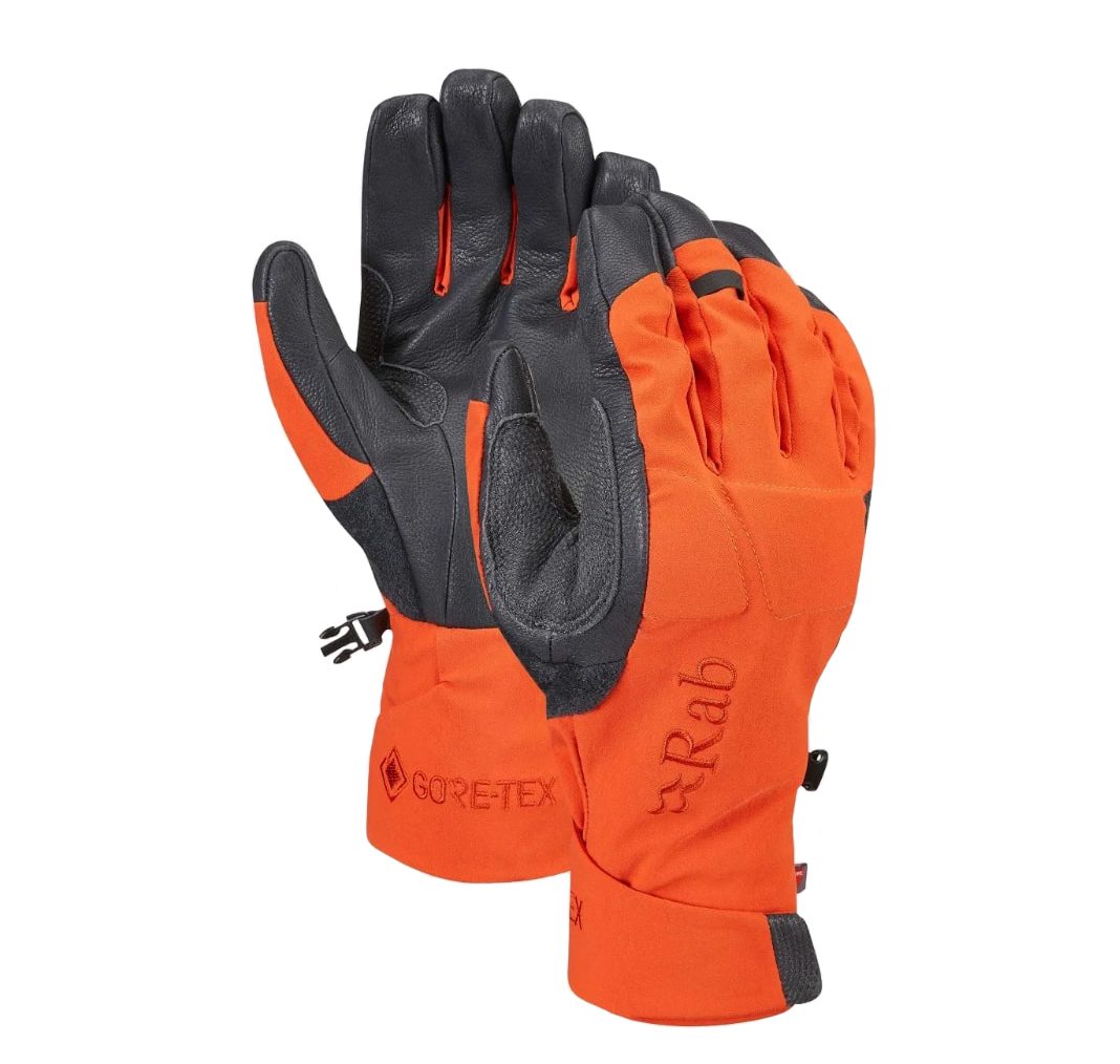 Активная экипировка для онлайн магазина Перчатки Rab Fulcrum GTX черные для альпинизма туризма и путешествий