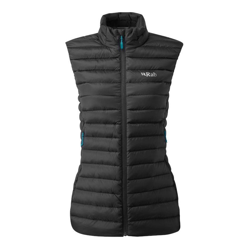 Жилетка Rab Microlight Down Vest Mns черная для активного отдыха и путешествий, одежда и обувь для треккинга и альпинизма в онлайн магазине