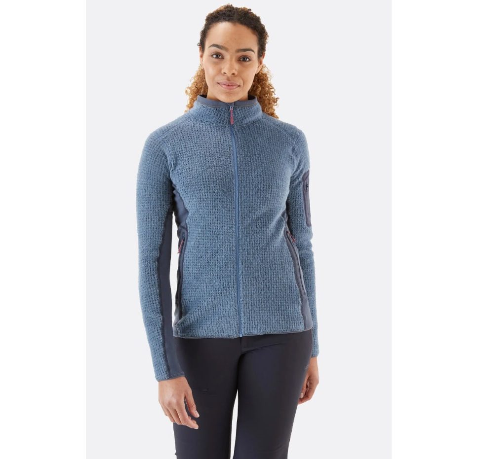 Теплая женская куртка Rab Syncrino HL Wmn Bering Sea для активного отдыха походов альпинизма путешествий на сайте интернет-магазина товаров для активной жизни и туризма