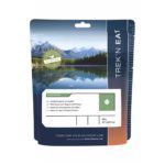 Иконка для онлайн-магазина одежды обуви для активного отдыха, путешествий и альпинизма с изображением рагу из лесных грибов и пасты для туристов и любителей походов