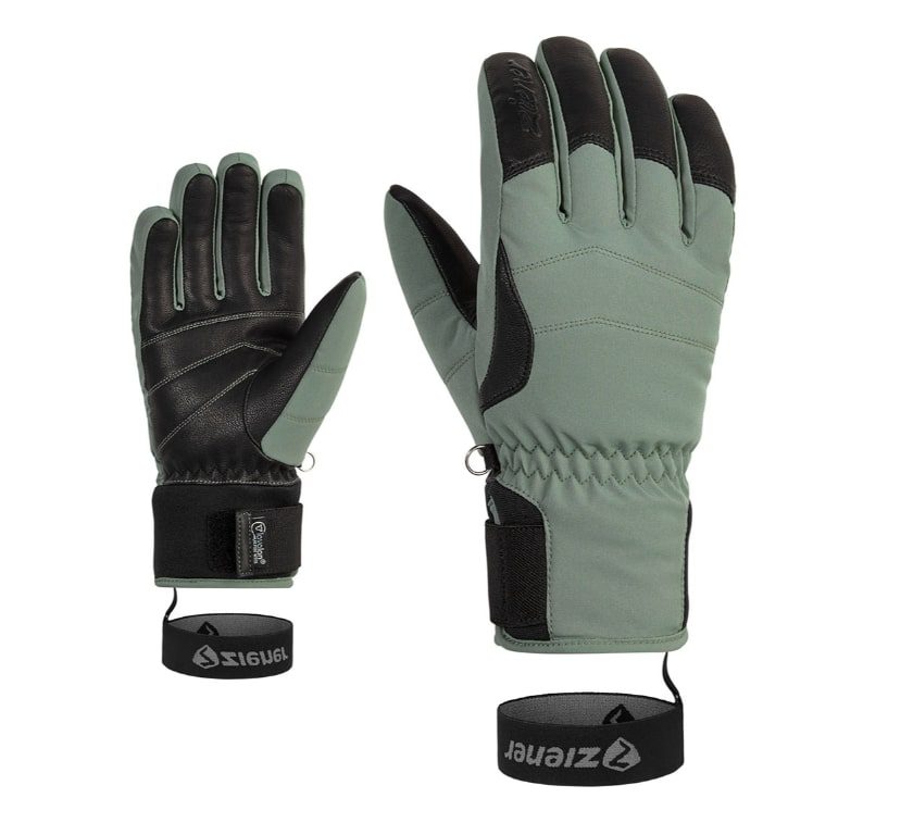 Перчатки Ziener Kale зеленые для активного отдыха, походов и альпинизма в интернет-магазине товаров для активной жизни, спортивной одежды и обуви