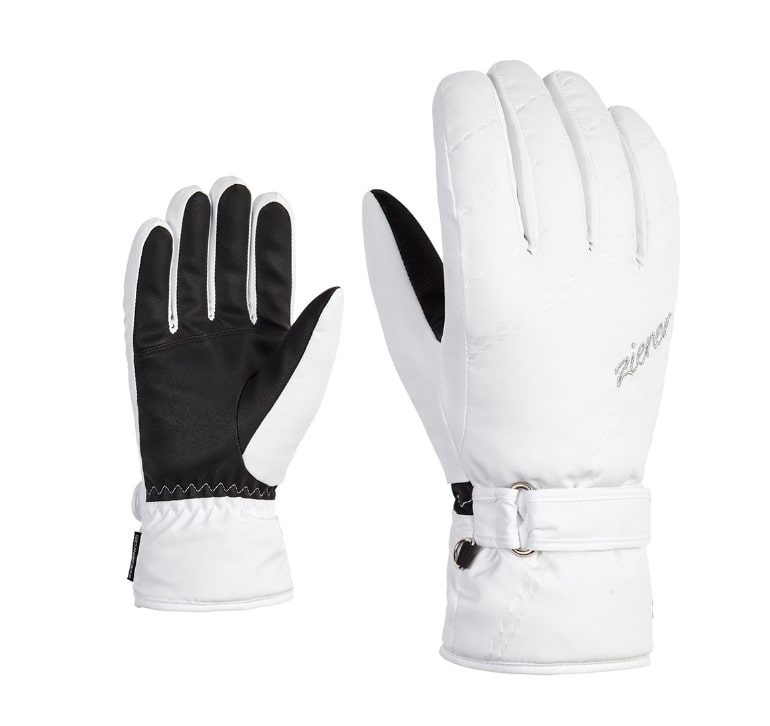Перчатки Ziener Korva белые для активного отдыха и путешествий, подходящие для горных походов, туризма и спортивной одежды в интернет-магазине
