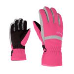 Перчатки для активного отдыха Ziener Lejano pop pink с ярким дизайном, отличные для путешествий, хайкинга, альпинизма и занятий спортом в онлайн магазине экипировки и одежды для активной жизни