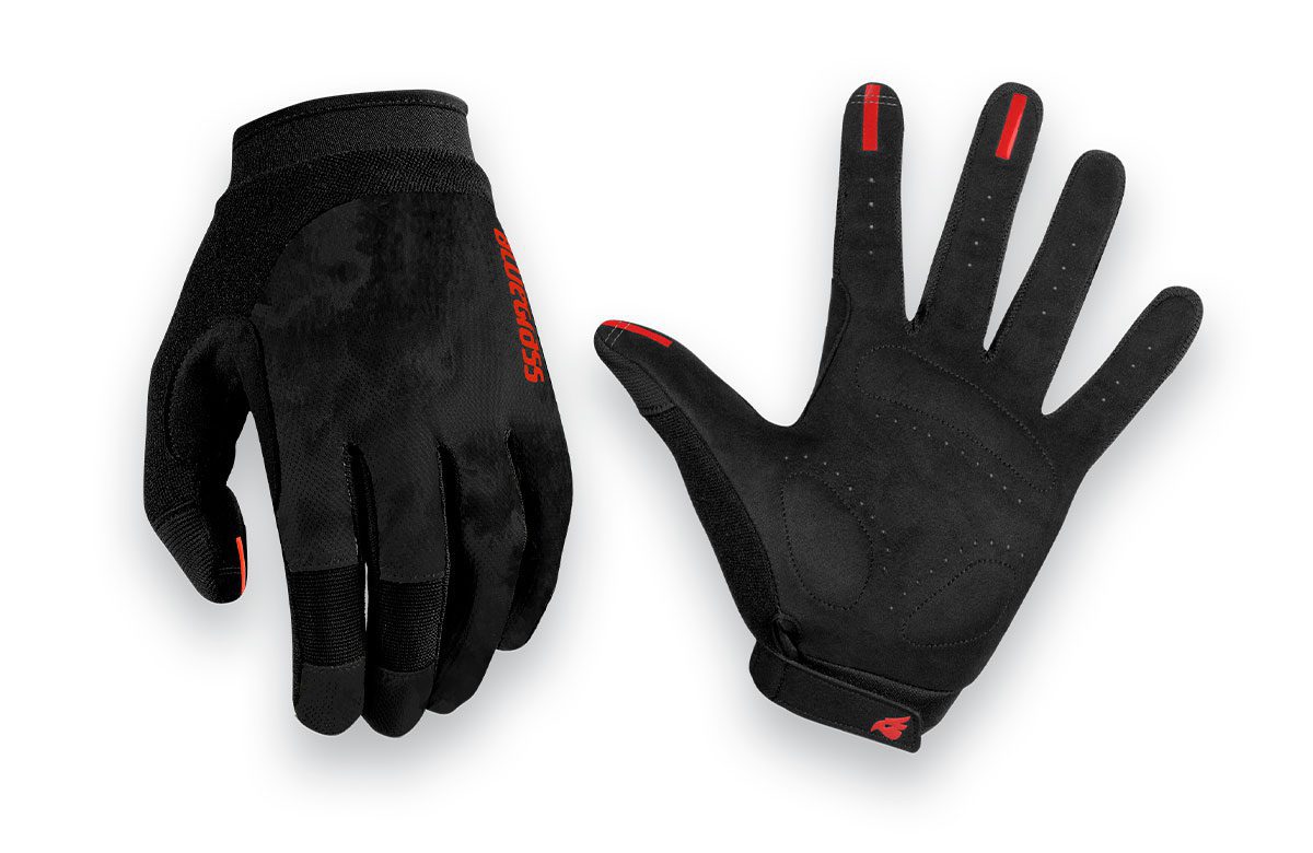 Велоперчатки Bluegrass React черные для активного отдыха, путешествий, хайкинга и альпинизма для онлайн магазина спортивной одежды и обуви