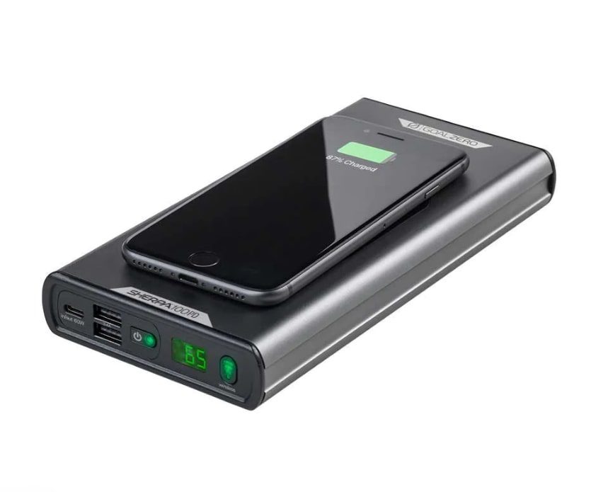 Таргет на фото зарядное устройство Goal Zero Sherpa 100 PD Power Pack для активного отдыха походов и путешествий в онлайн-магазине одежды и обуви для активного образа жизни