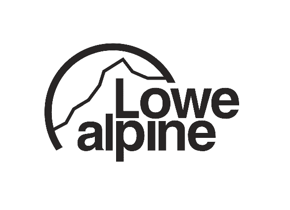 Логотип Lowe Alpine для интернет-магазина с обувью и экипировкой для активного отдыха, пешего туризма и альпинизма