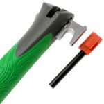 Нож Opinel №12 Explore зеленый для активного отдыха путешествий и альпинизма с ремнем для походов и хайкинга