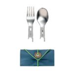 Набор кухонных принадлежностей Opinel Picnic для активного отдыха, походов и путешествий с посудой и складными ножами для занятий на природе, туристической экипировкой и обувью для альпинизма и туризма