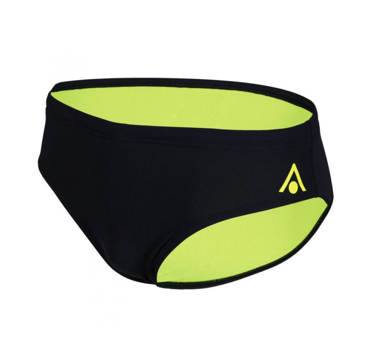 Мужские плавки Aqua Sphere Essential Brief черные с желтым для активного отдыха и путешествий, ортопедическая одежда для спорта, обувь и снаряжение для хайкинга и альпинизма