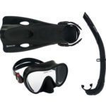 Туманный костюм для активного отдыха, походов и путешествий, водонепроницаемый комплект Aqualung Nabul SN черный для любителей активного образа жизни, альпинизма и туристической экипировки