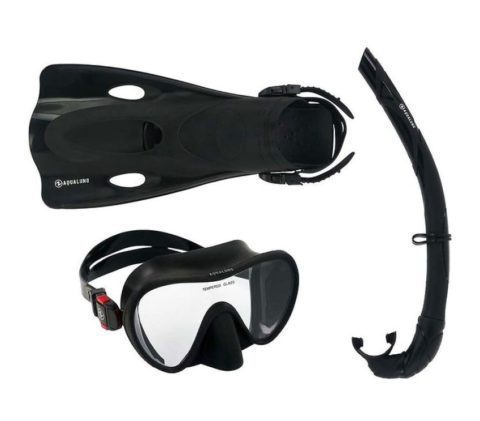 Туманный костюм для активного отдыха, походов и путешествий, водонепроницаемый комплект Aqualung Nabul SN черный для любителей активного образа жизни, альпинизма и туристической экипировки