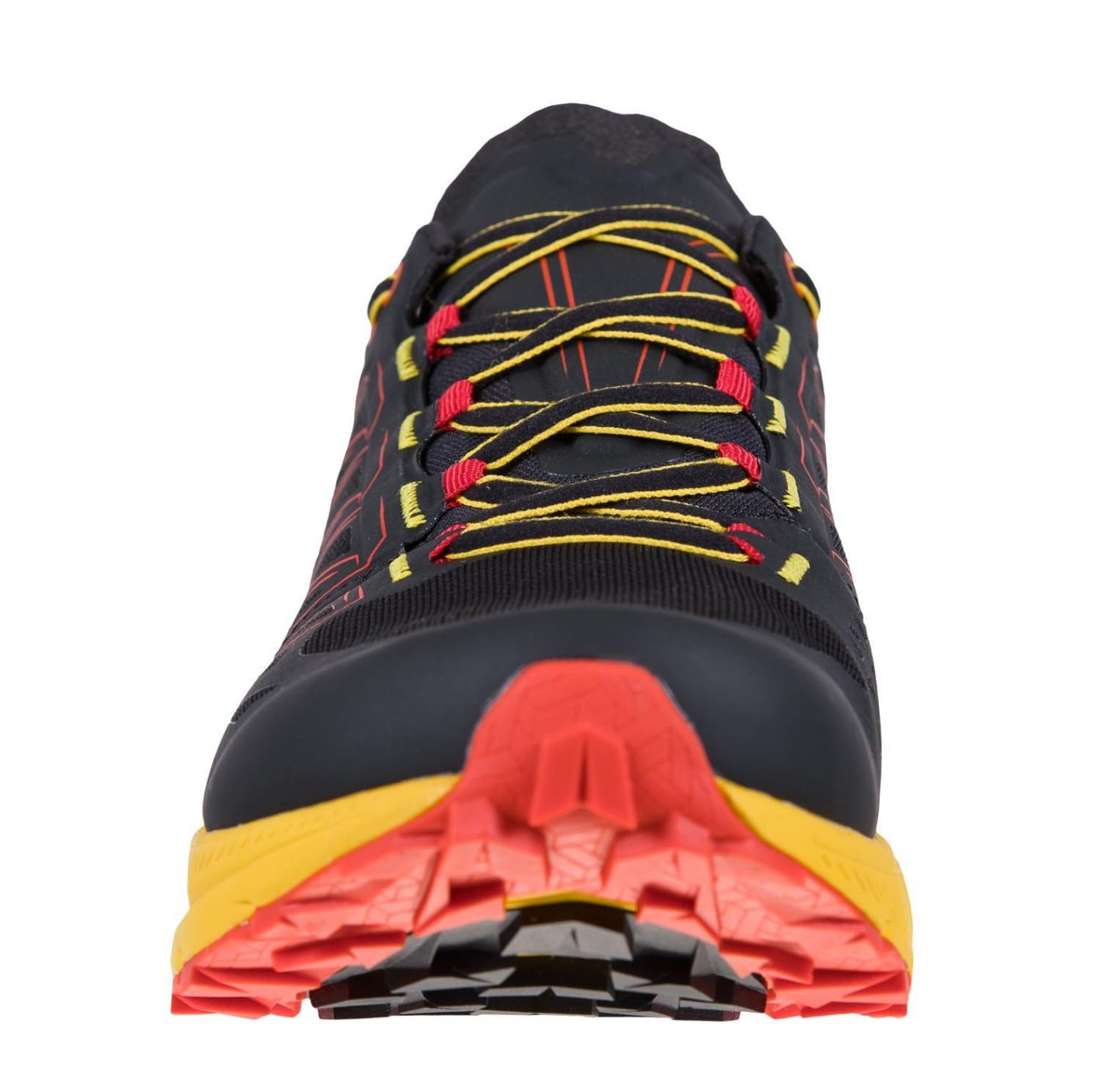 Миниатюра кроссовок La Sportiva Jackal II черно-желтые для активного отдыха, хайкинга и путешествий в интернет-магазине товаров для активной жизни