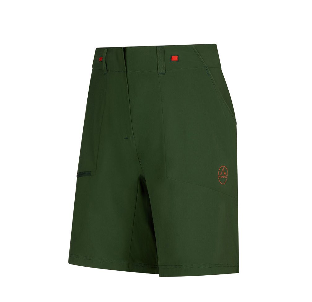 Женские шорты La Sportiva Scout Wmn в лесу для активного отдыха, походов и путешествий, спортивная одежда, обувь и экипировка для восхождения и туризма